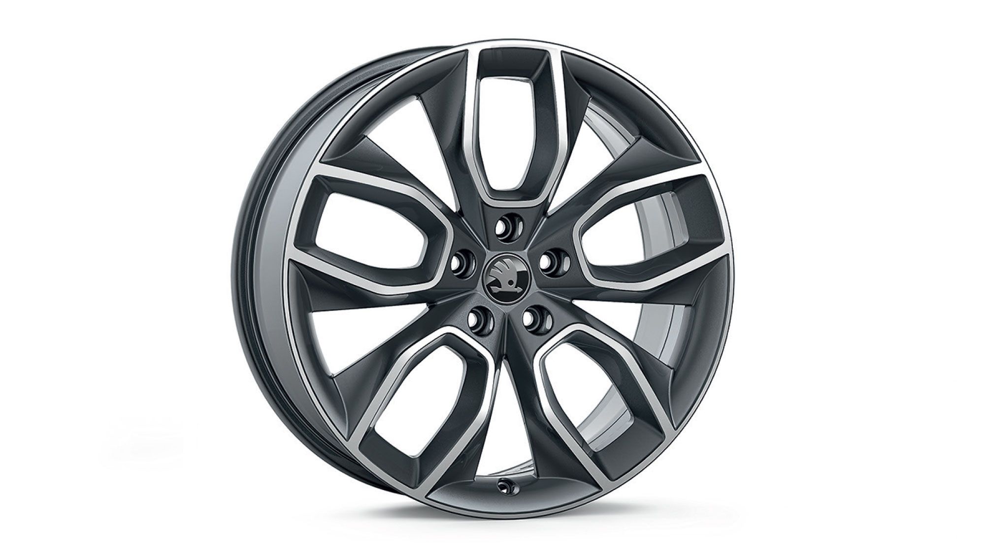 Škoda Leichtmetallfelge Manaslu Anthrazit glanzgedreht