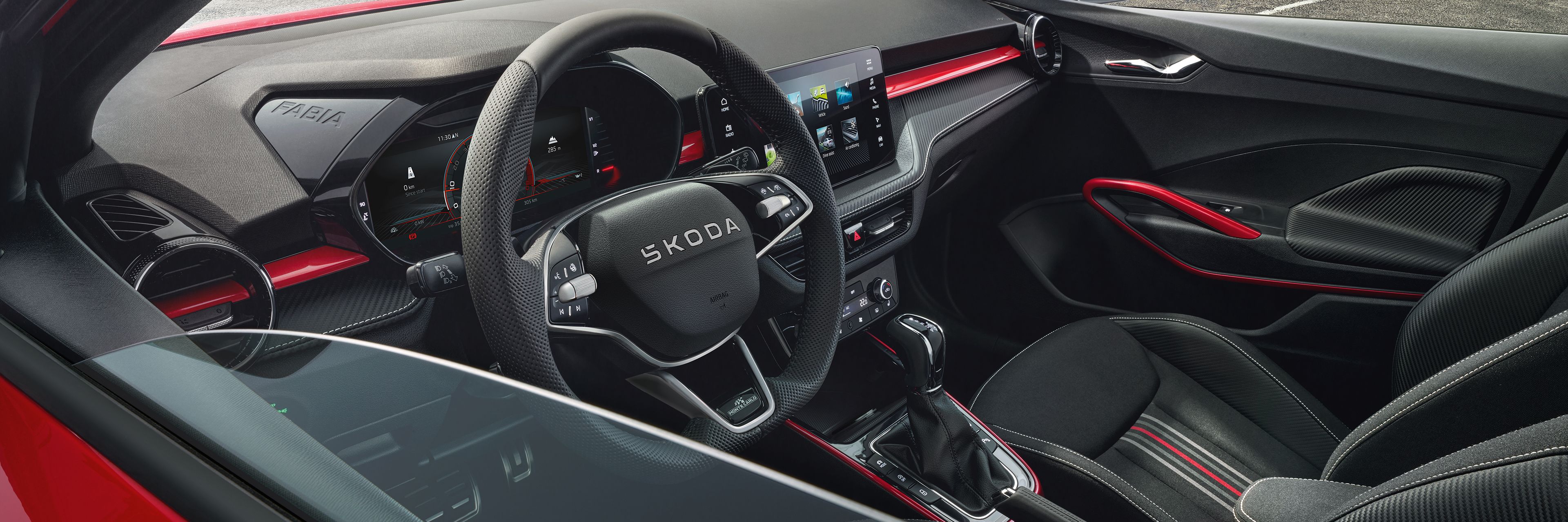 Škoda Fabia Monte Carlo Interieur – Vordersitze