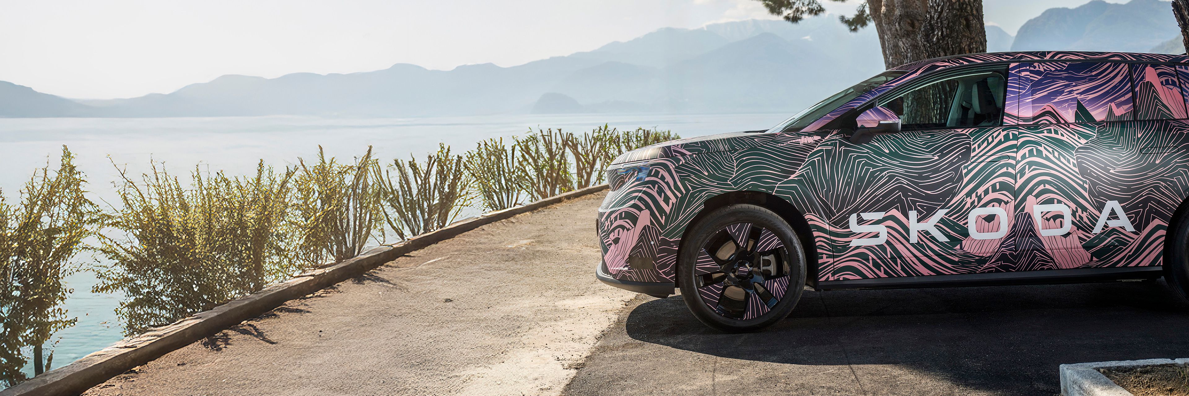 Škoda Peaq in getarnter Folierung