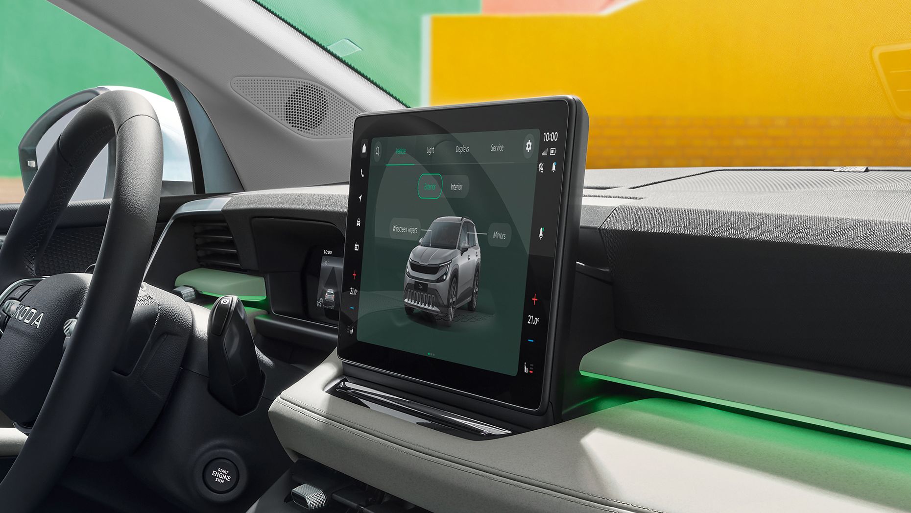 Škoda Epiq Konnektivität