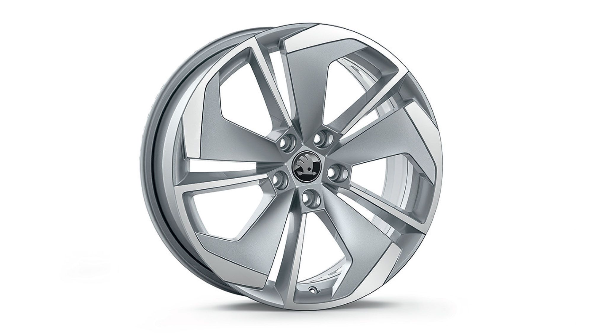 Škoda Leichtmetallfelge Comet Silber glanzgedreht