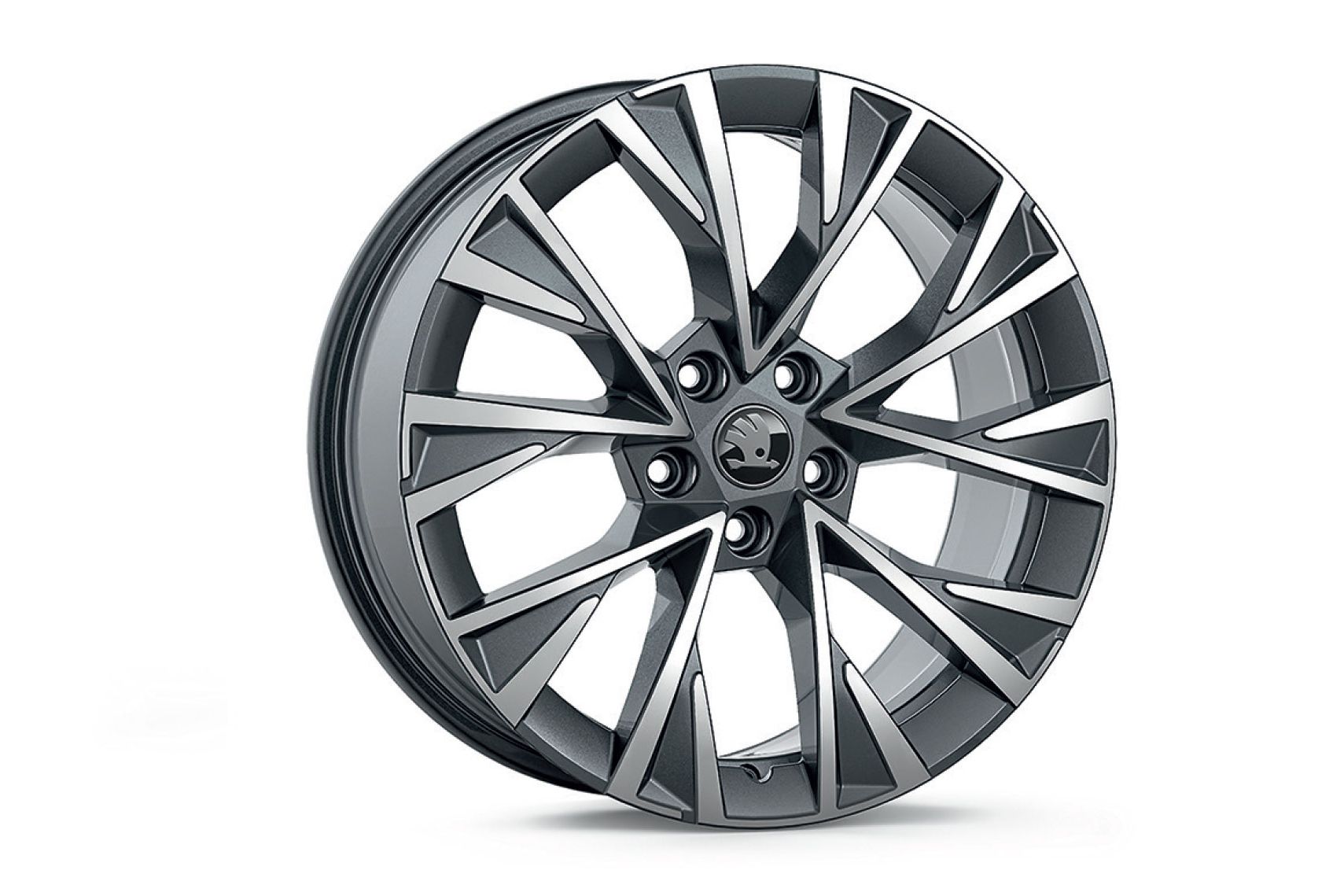 Škoda Leichtmetallfelge Dofida Anthrazit glanzgedreht