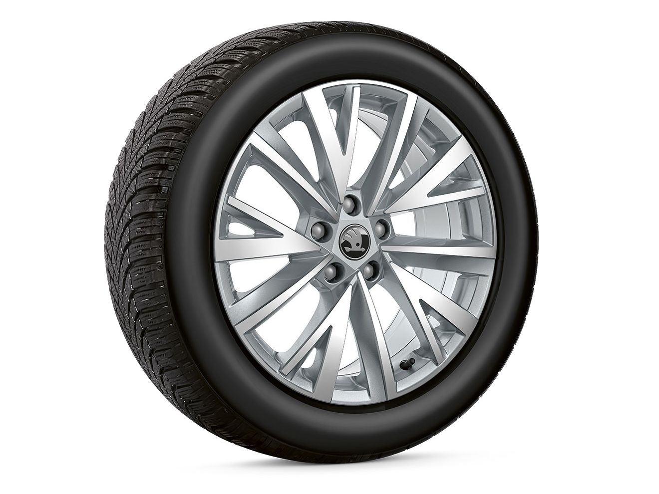 Škoda Fabia Winterkomplett­räder Gigaro Silber 18 ˝
