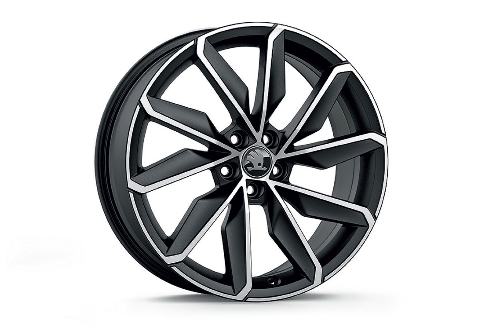 Škoda Leichtmetallfelge Blade Schwarz matt glanzgedreht