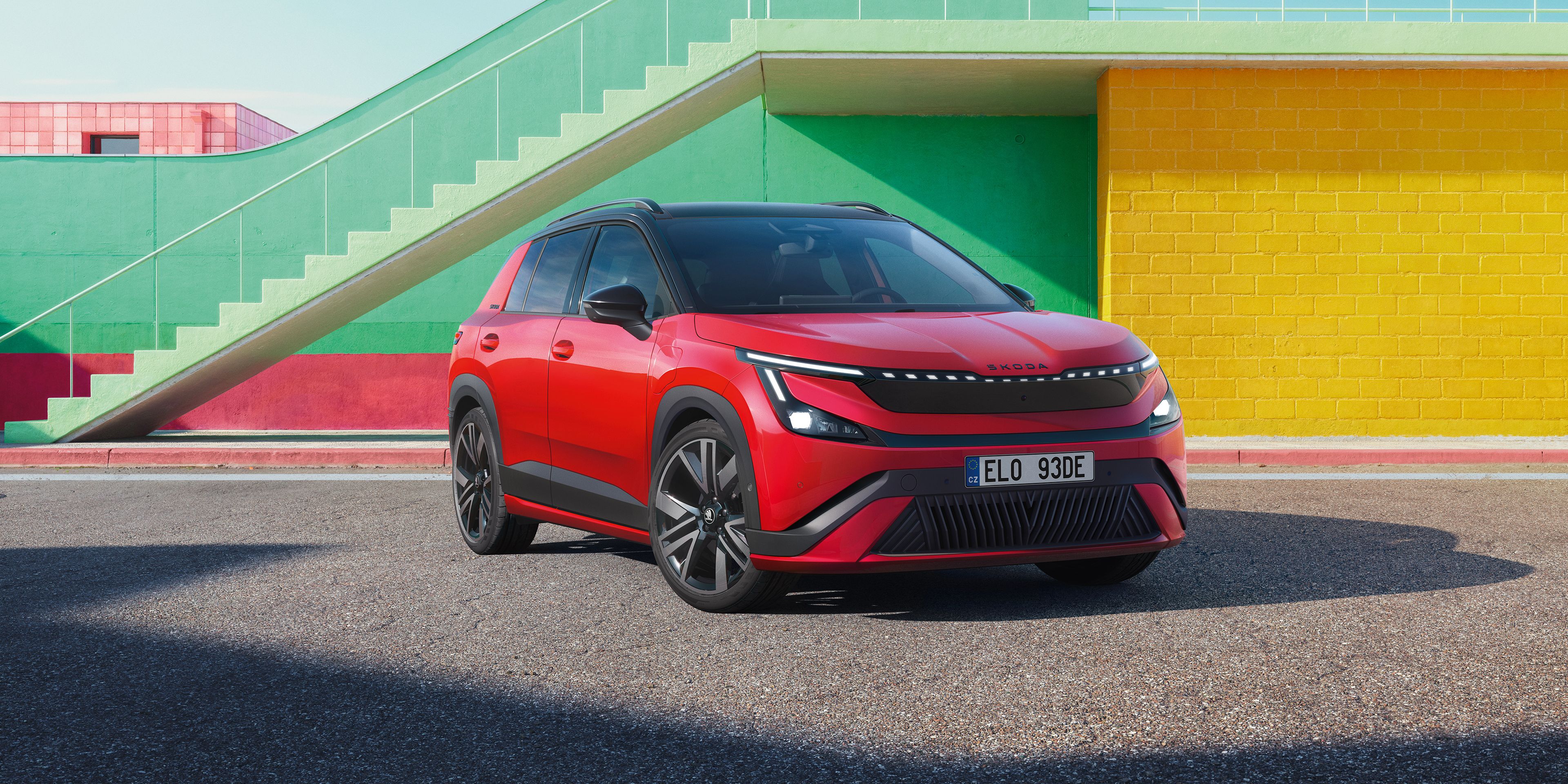 Škoda Epiq Sportline in Rot