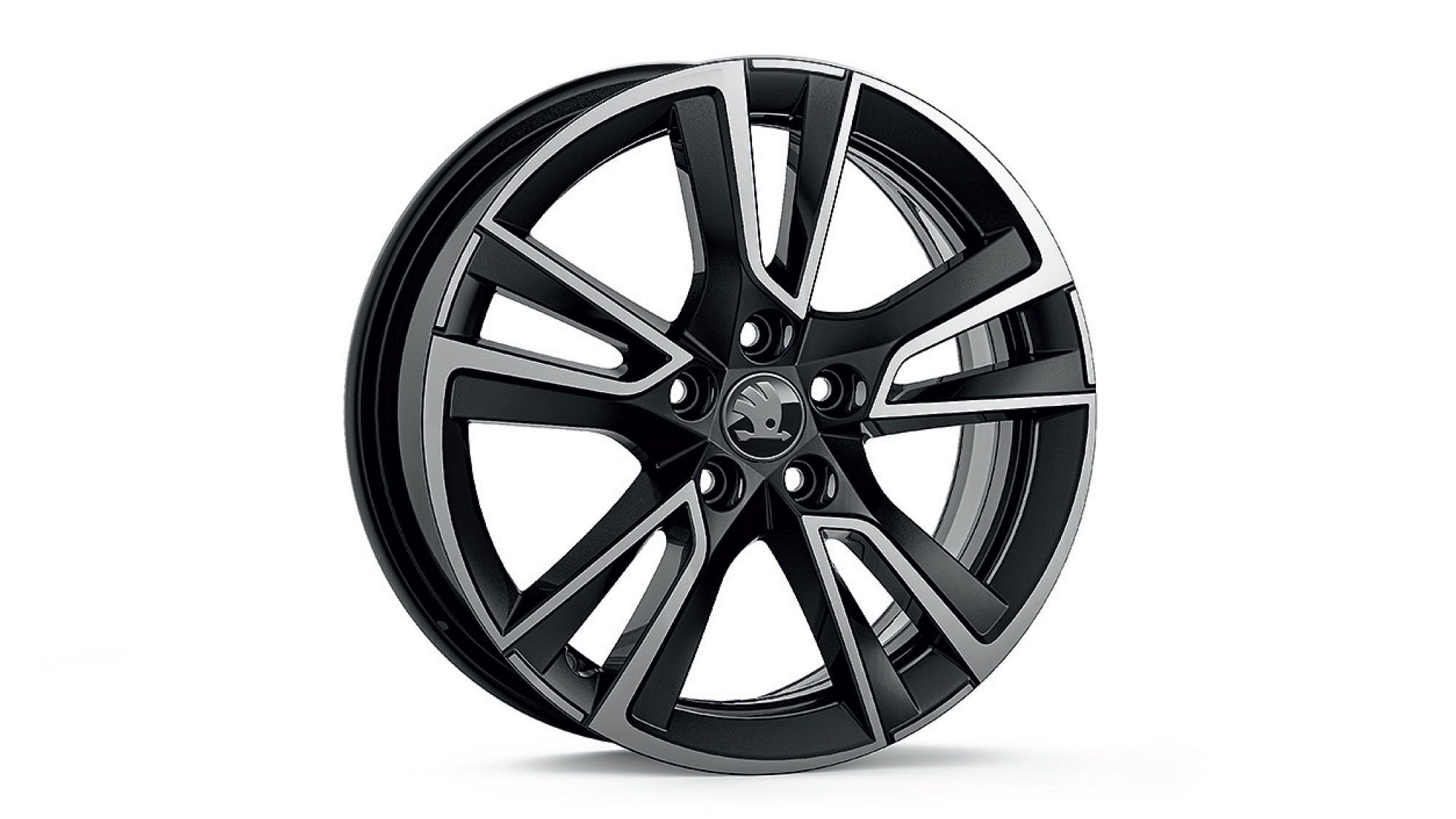 Škoda Leichtmetallfelge Proxima Schwarz glanzgedreht