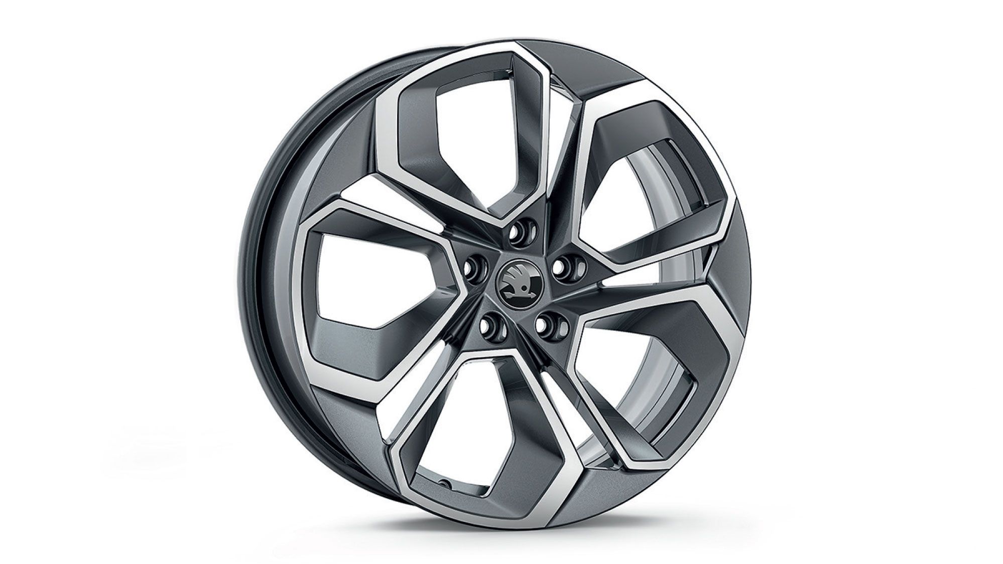 Škoda Leichtmetallfelge Altair Anthrazit glanzgedreht