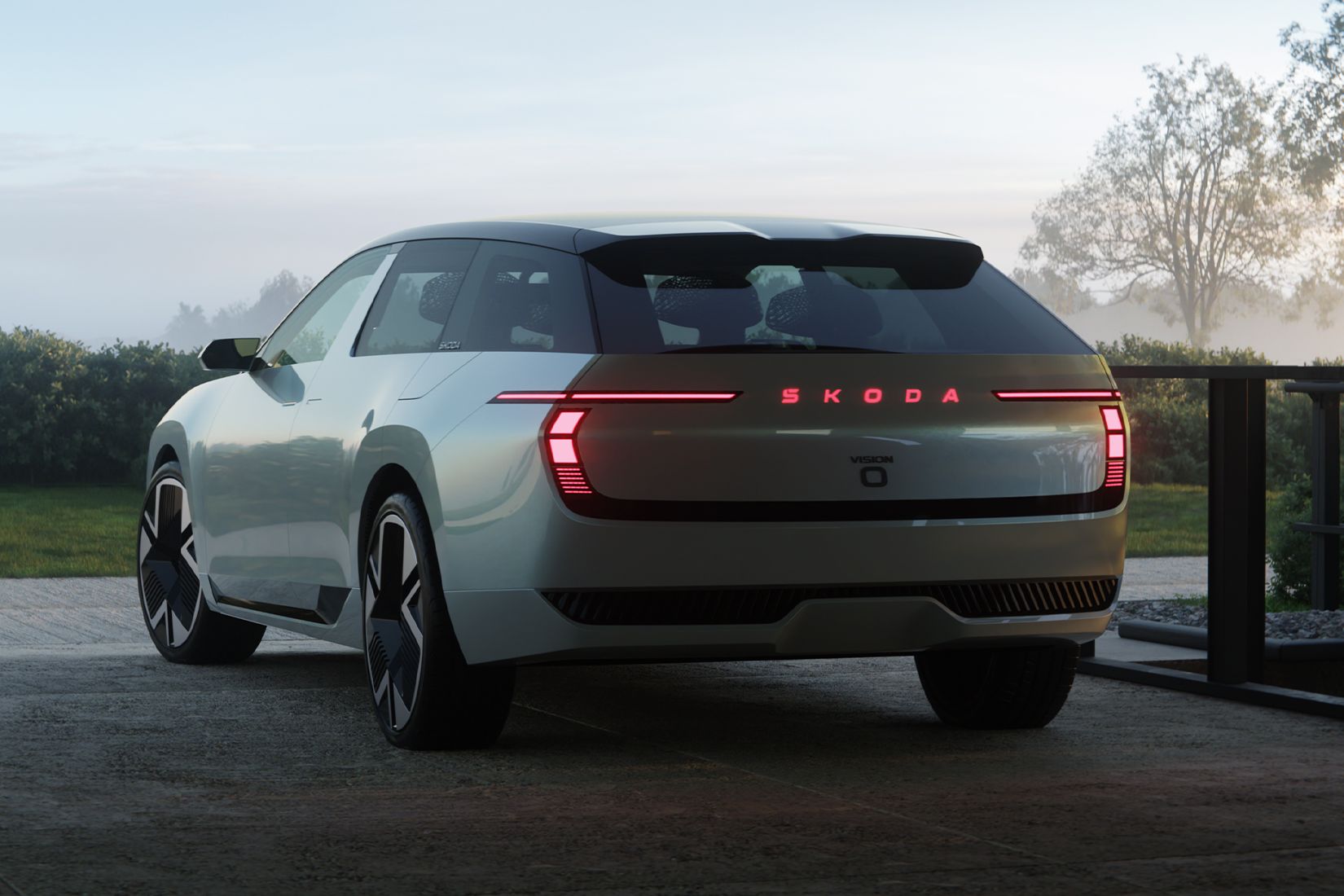 Škoda Vision O von hinten