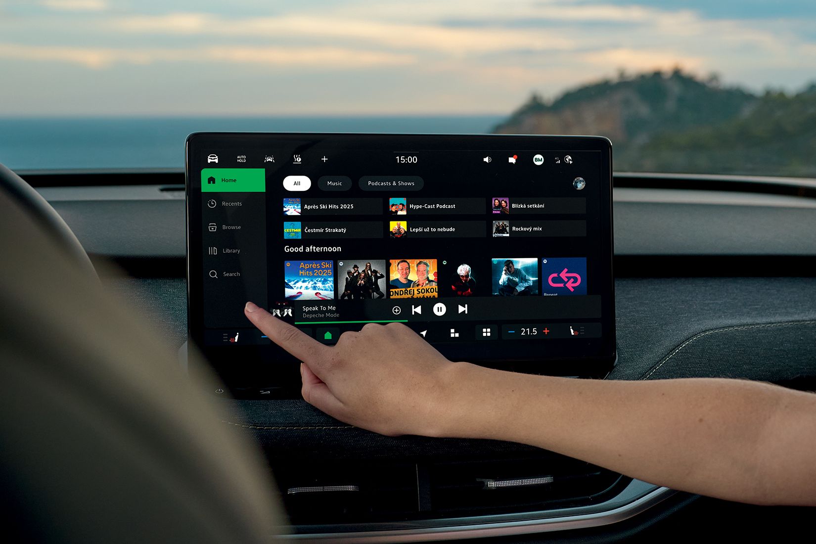 Spotify auf dem Infotainment