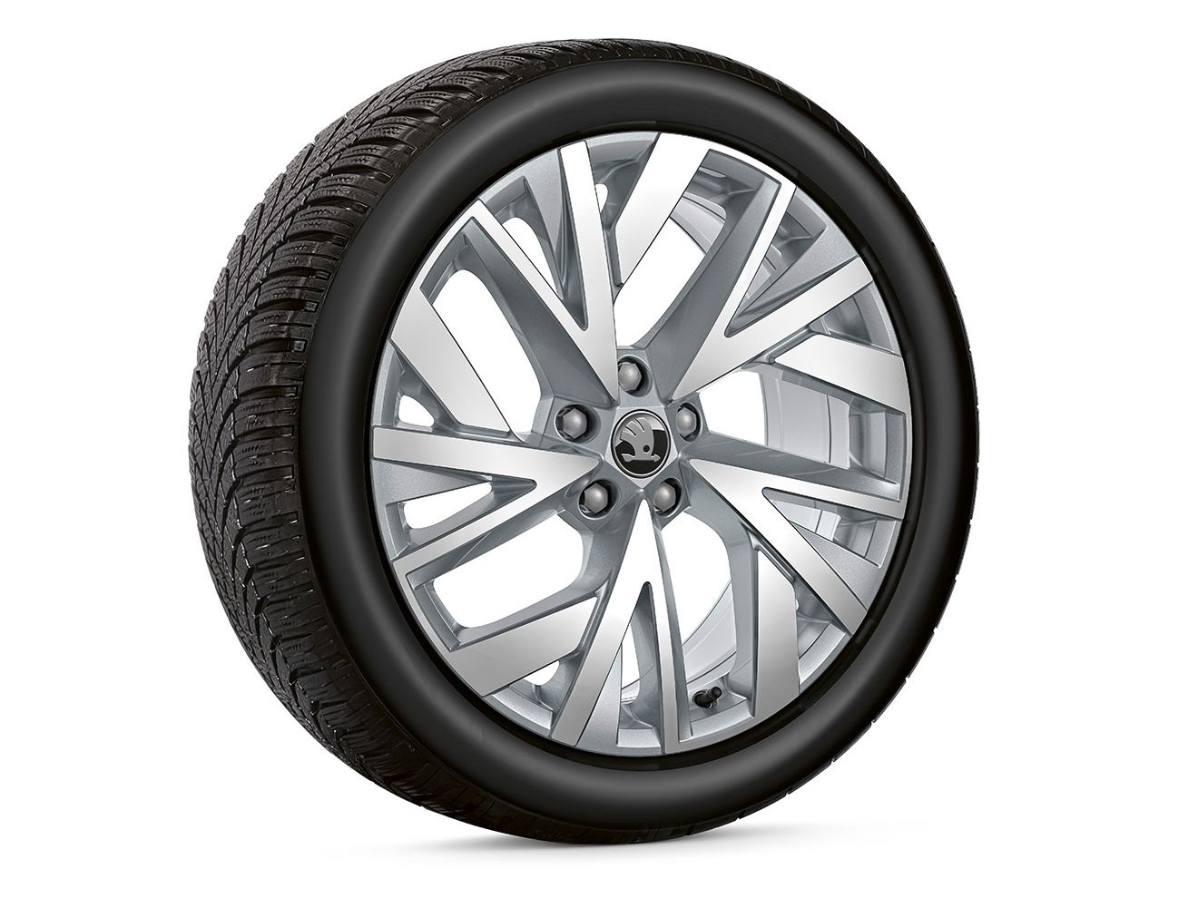 Škoda Fabia Winterkomplett­räder Atria Silber 19 ˝