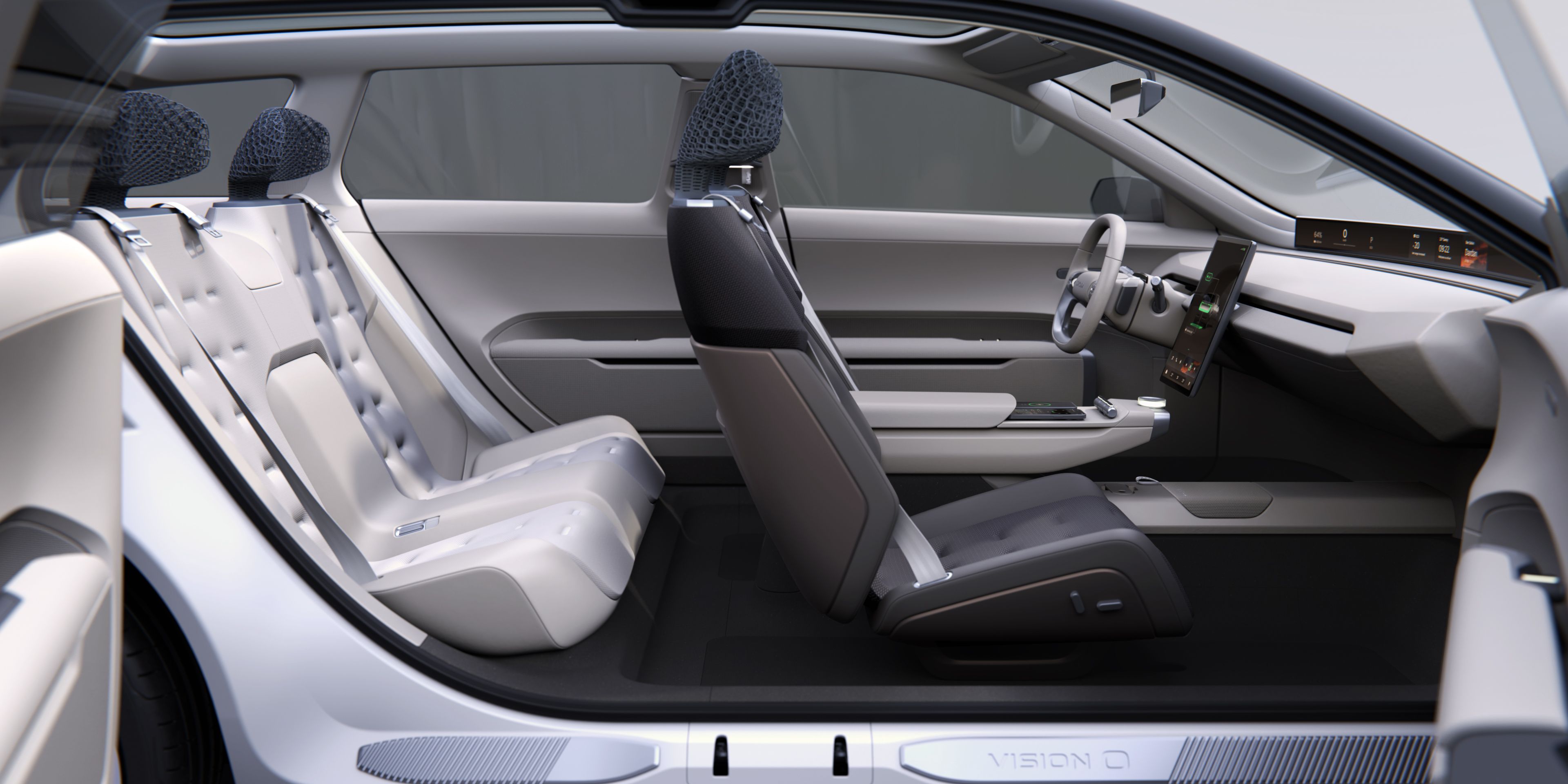 Škoda Vision O Interieur von der Seite