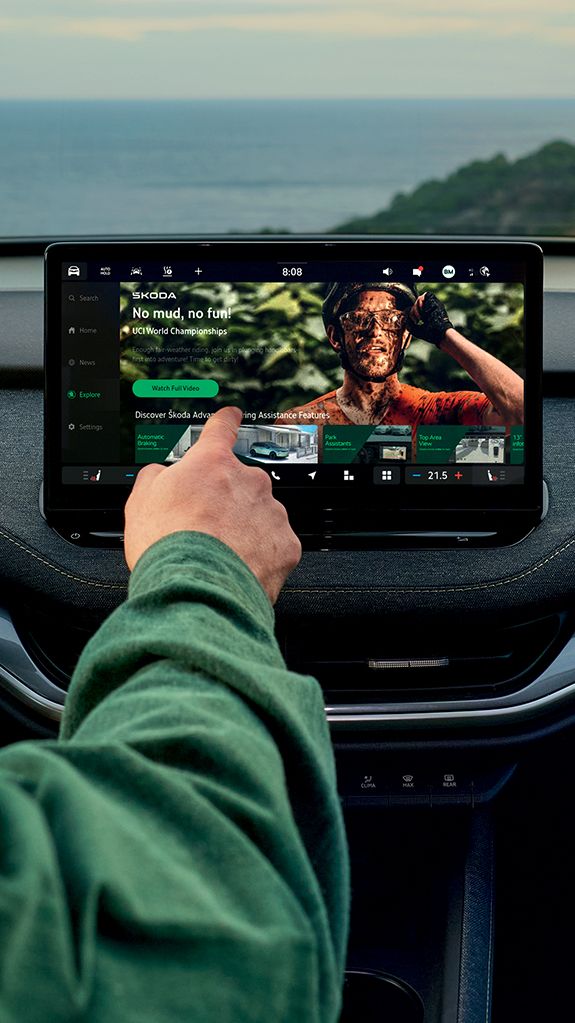 Škoda Play in dem Infotainment