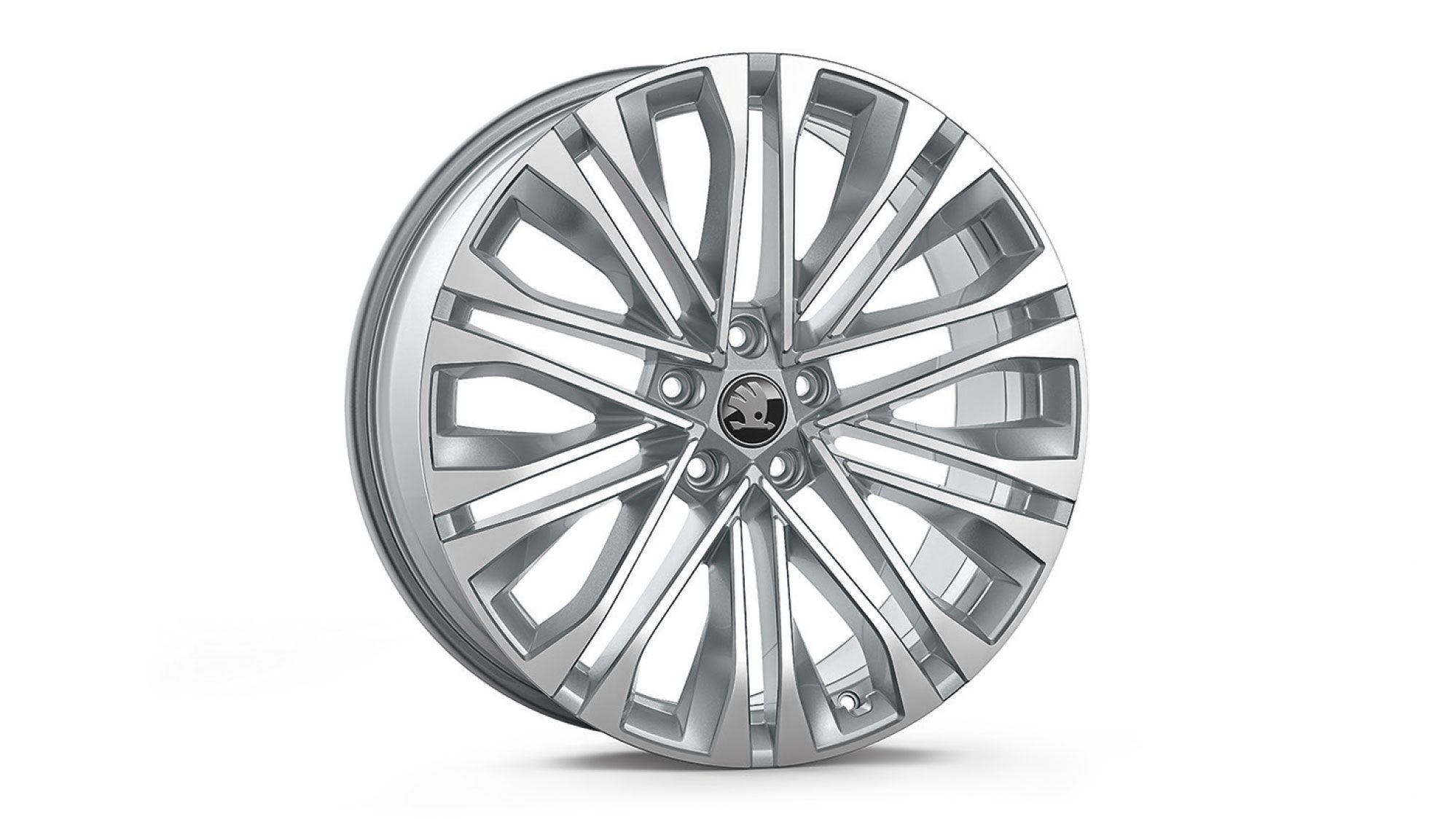 Škoda Leichtmetallfelge Venus Silber glanzgedreht