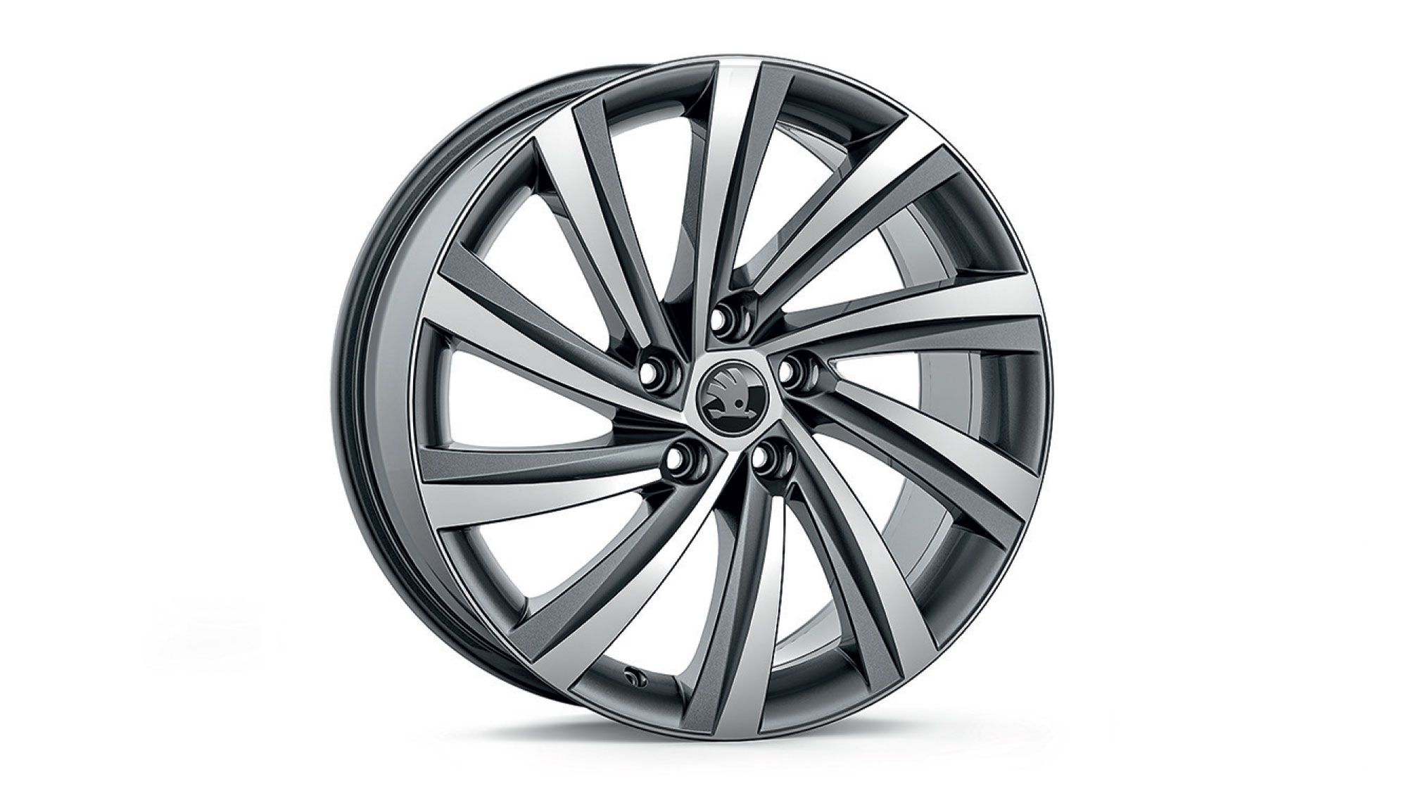 Škoda Leichtmetallfelge Perseus Anthrazit glanzgedreht