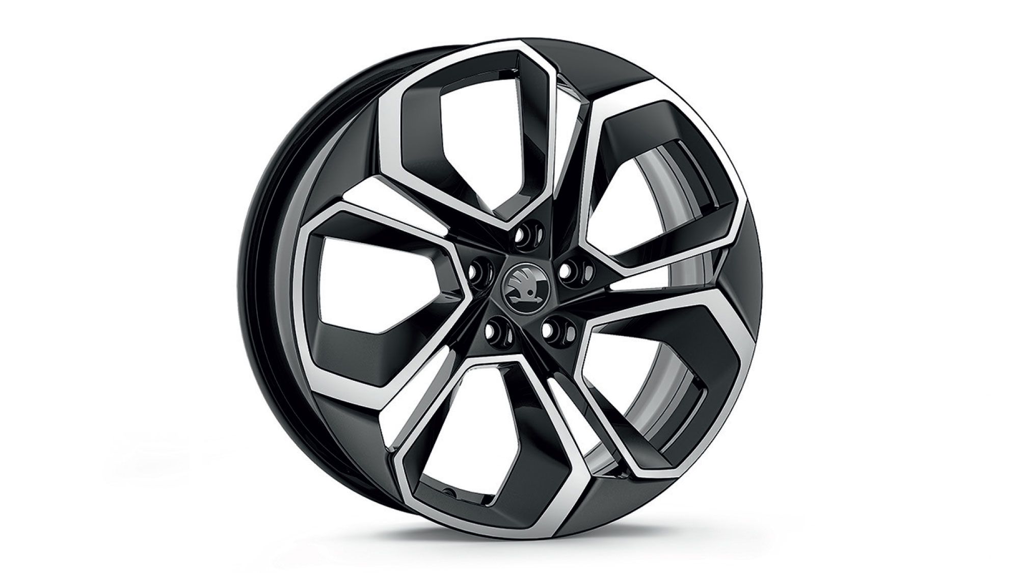 Škoda Leichtmetallfelge Altair Schwarz glanzgedreht