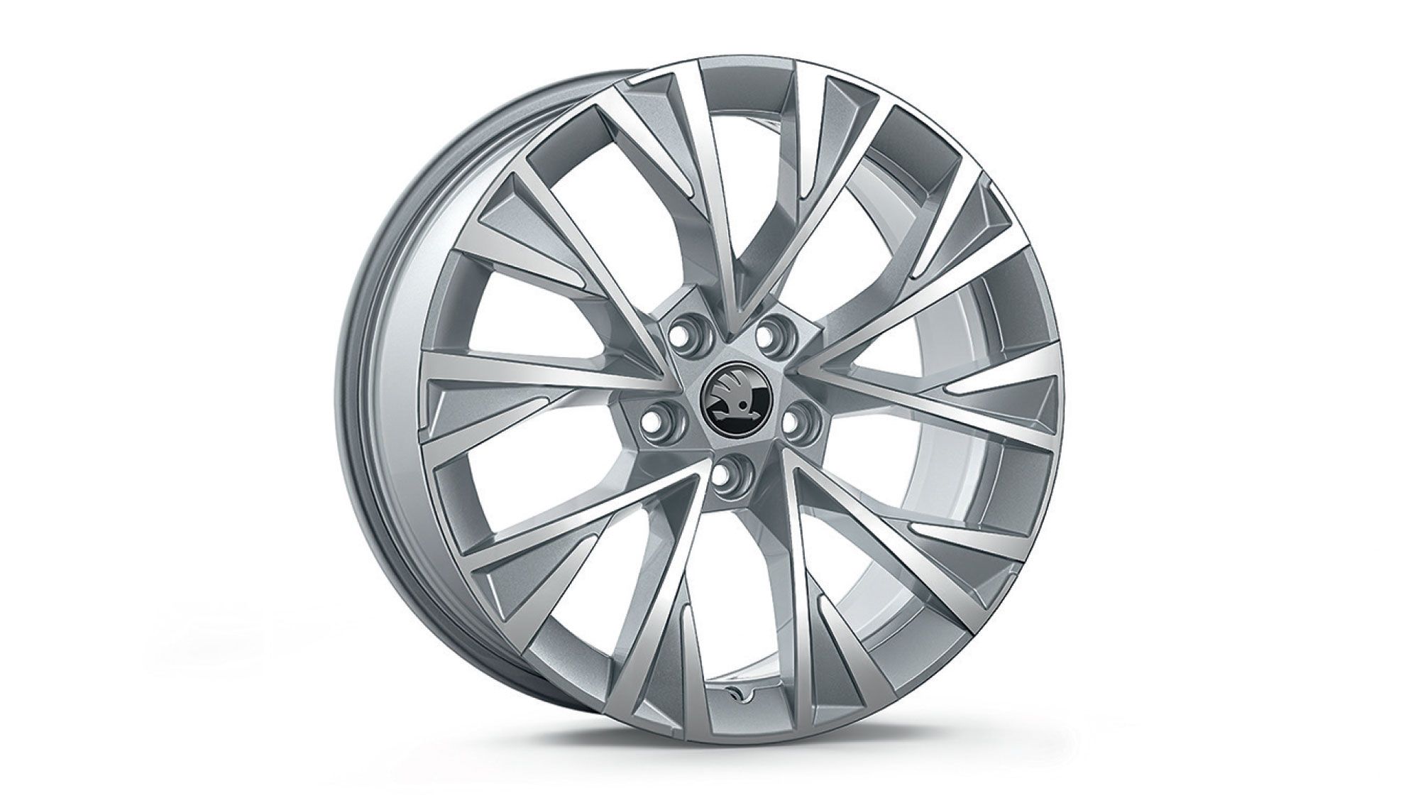 Škoda Leichtmetallfelge Dofida Silber glanzgedreht