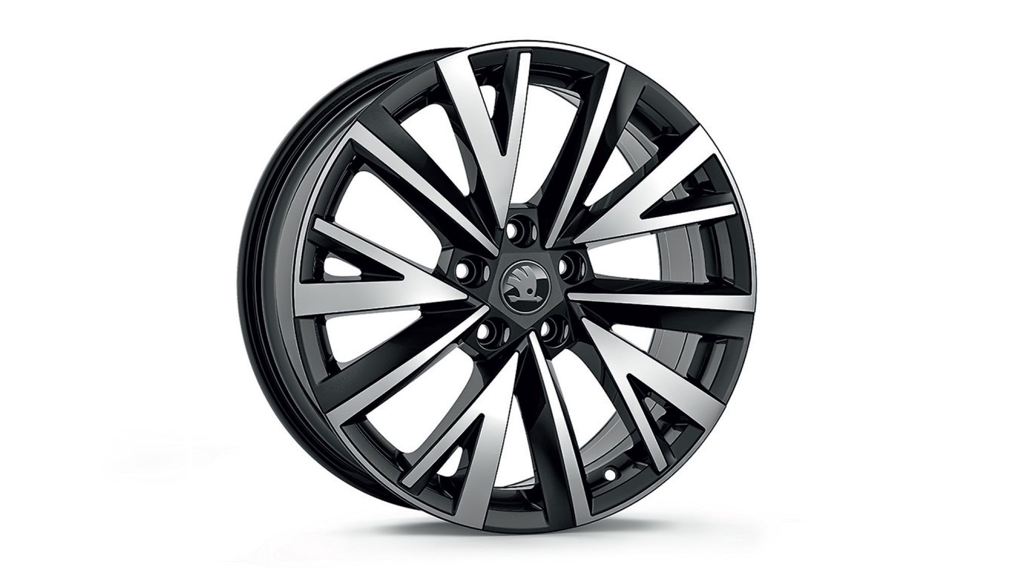 Škoda Leichtmetallfelge Gigaro Schwarz glanzgedreht