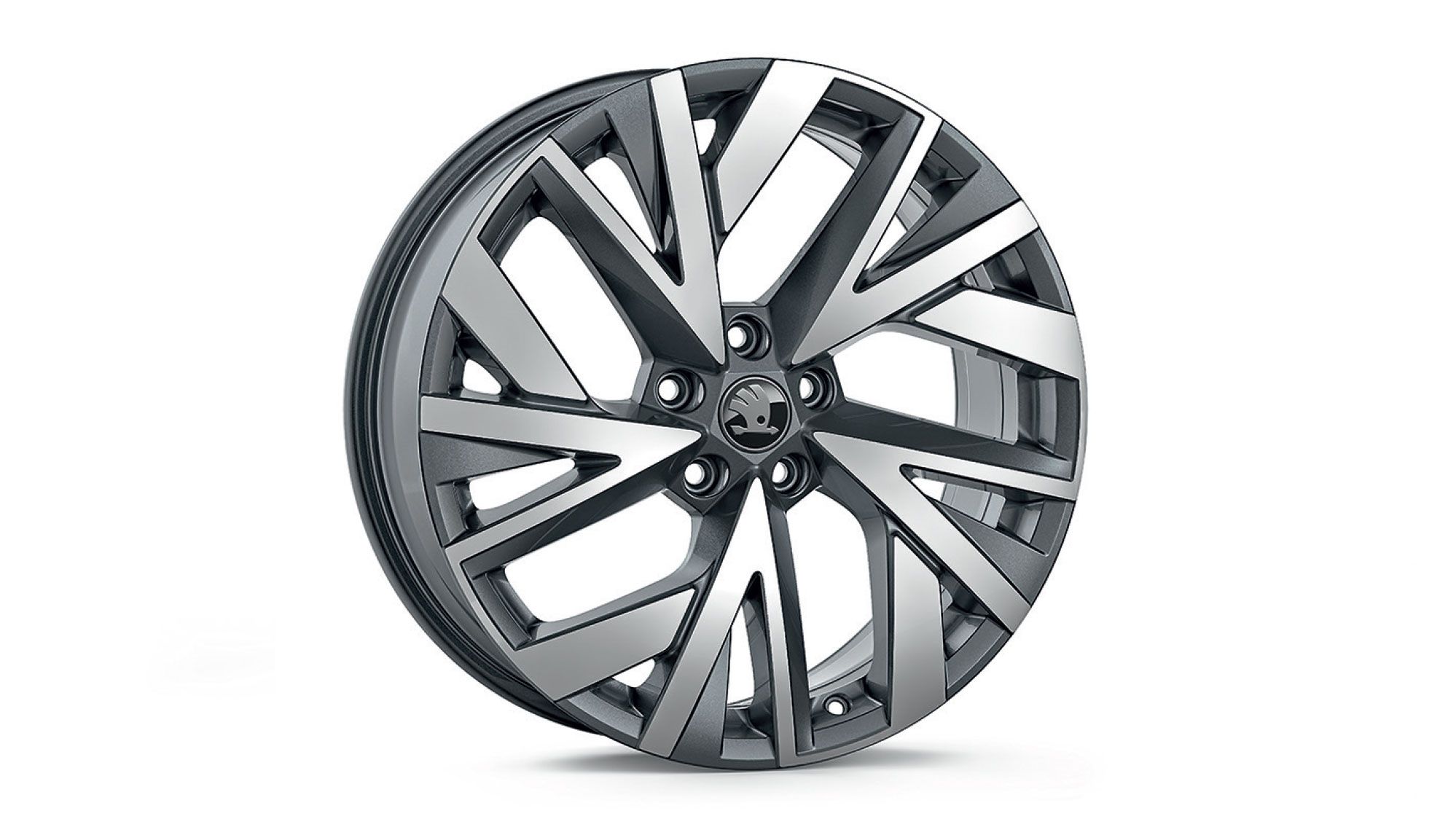 Škoda Leichtmetallfelge Atria Anthrazit glanzgedreht