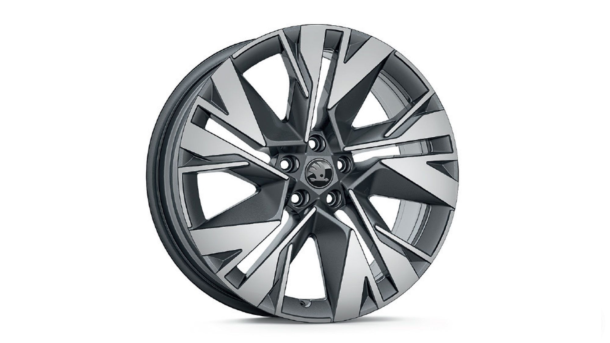 Škoda Leichtmetallfelge Remo Anthrazit glanzgedreht