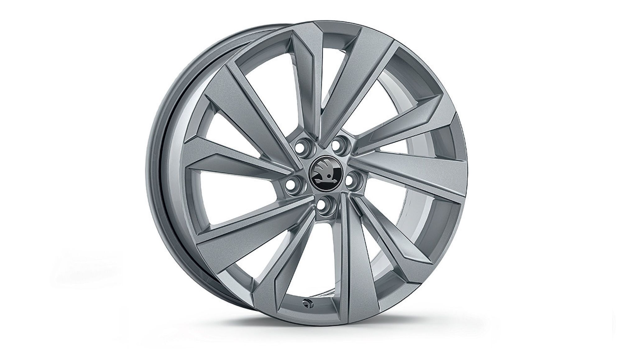 Škoda Leichtmetallfelge Riegel Silber