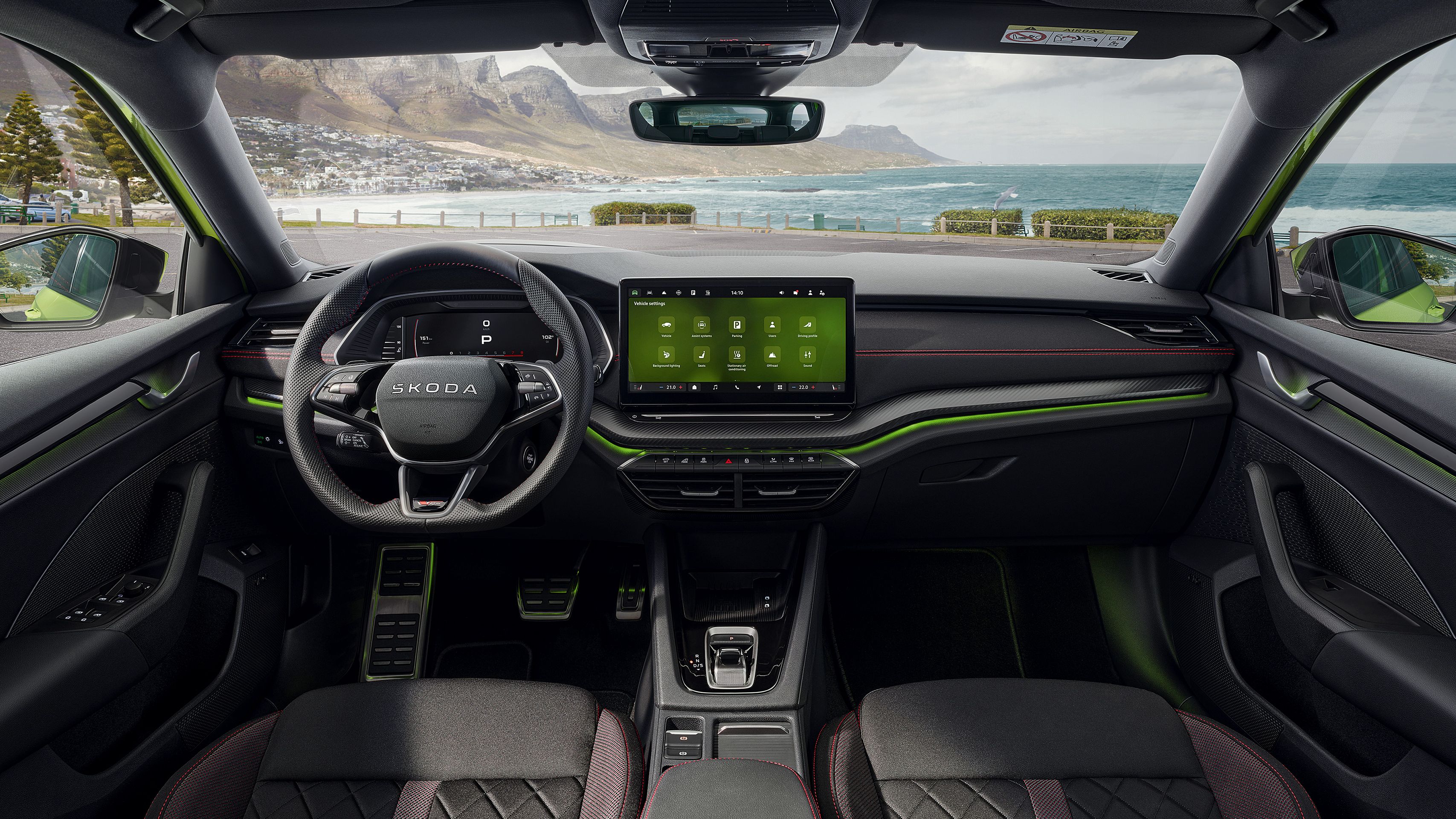 Škoda Octavia Combi RS Cockpit – Innenansicht