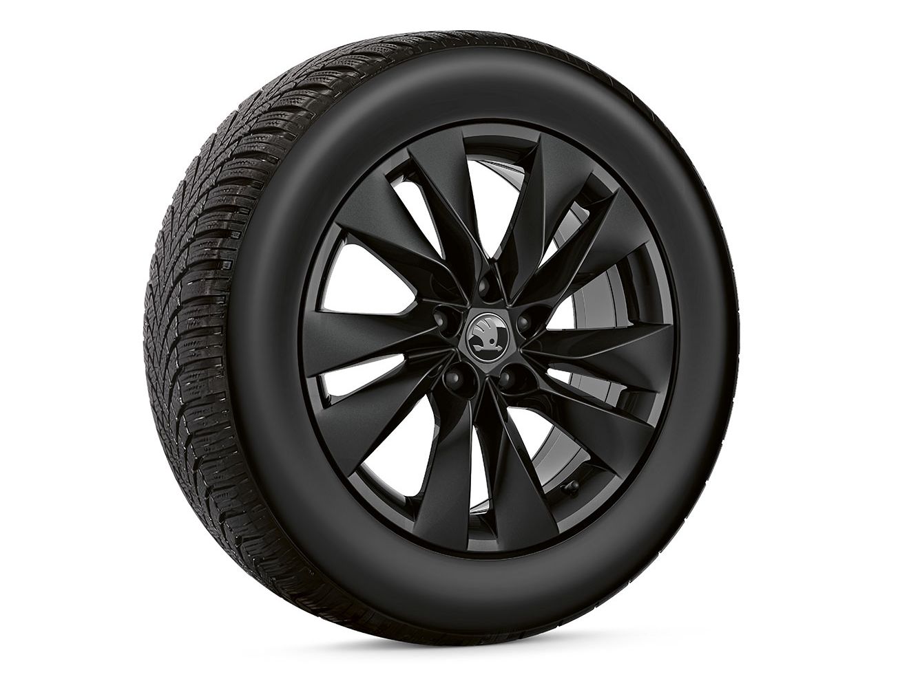 Škoda Fabia Winterkomplett­räder Trifid Schwarz 17 ˝