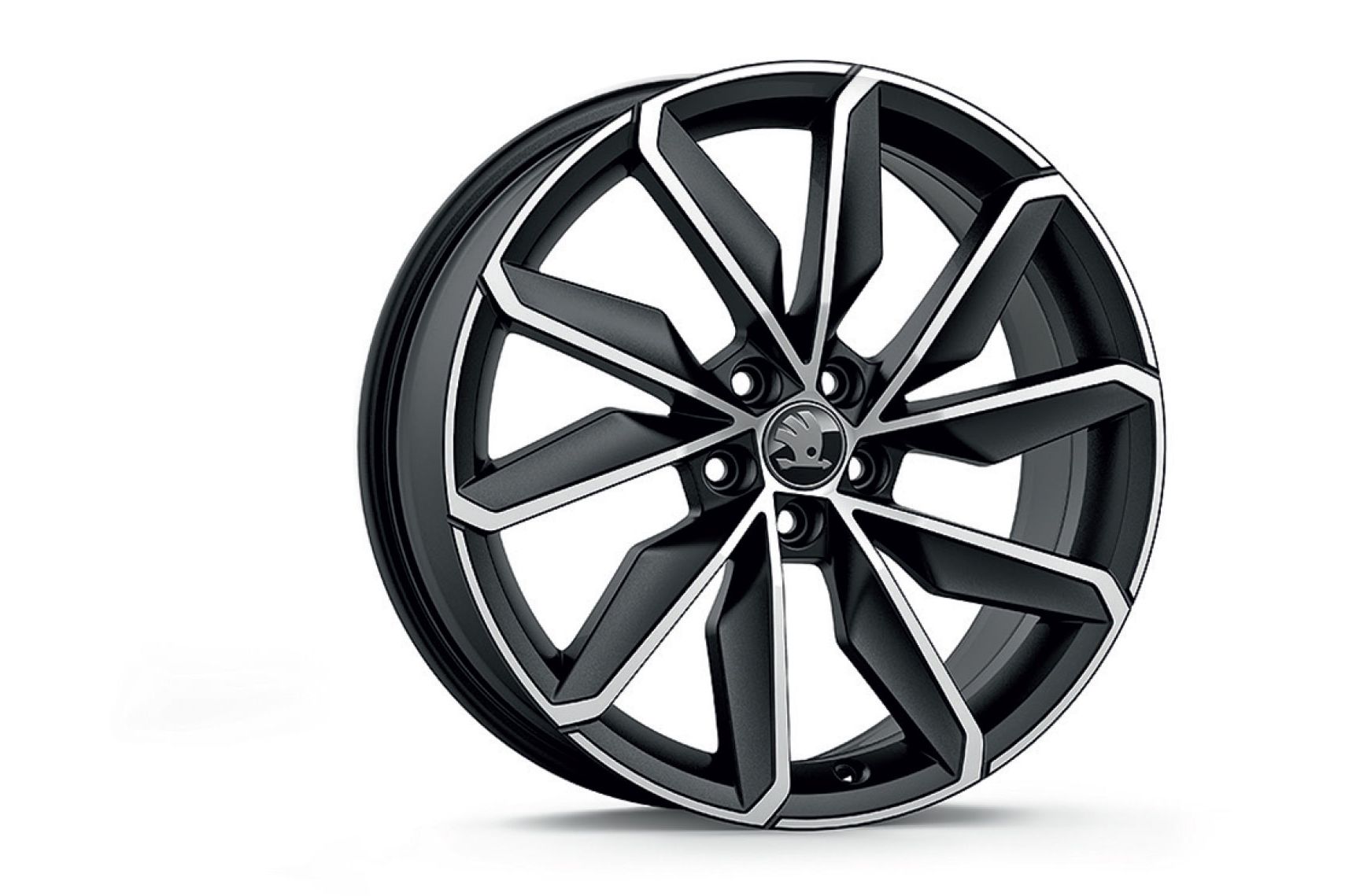 Škoda Leichtmetallfelge Blade Schwarz matt glanzgedreht