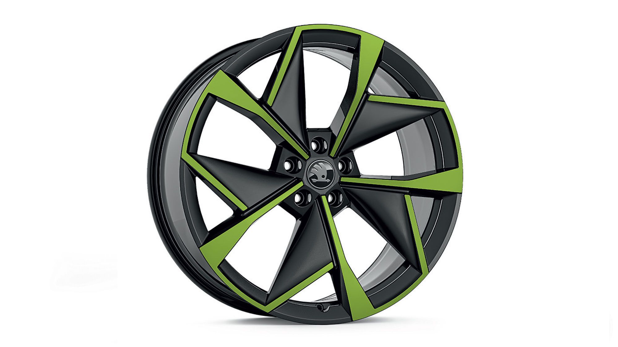 Škoda Leichtmetallfelge Vision Mambagruen metallic