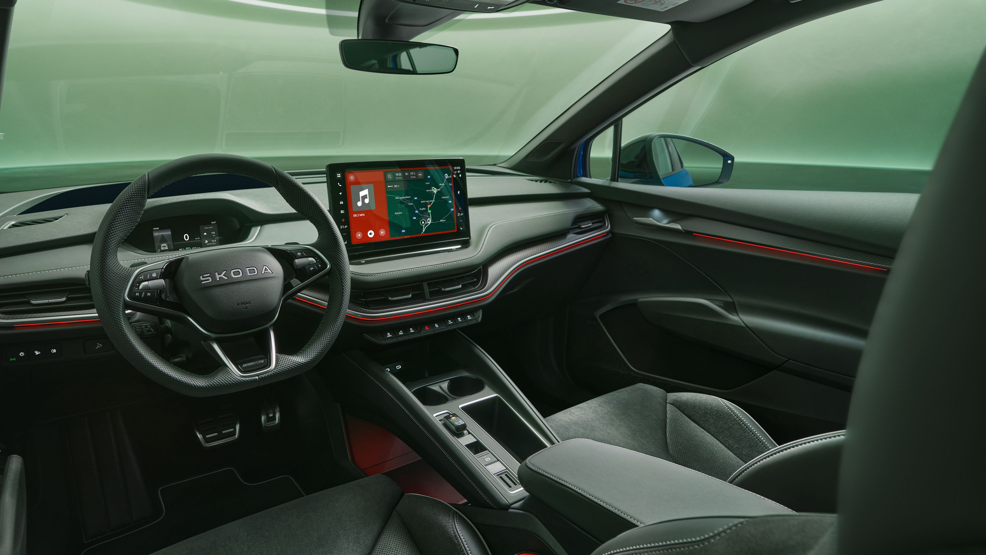 Škoda Enyaq Coupé Sportline Interieur