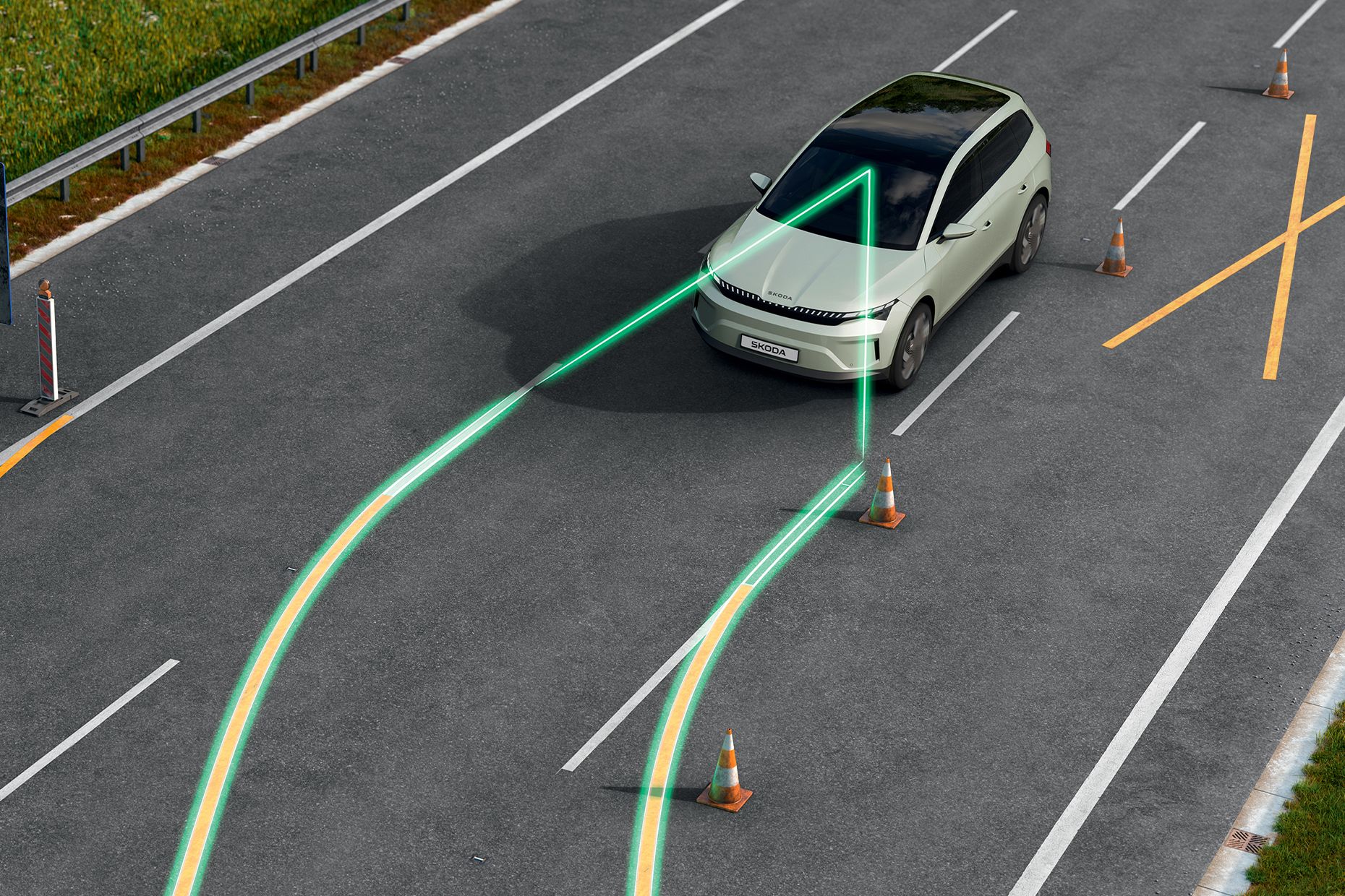 Škoda Epiq Spurhalte Assistent