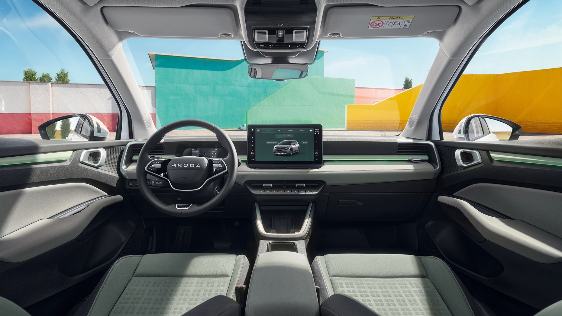 Škoda Epiq Interieur Loft Mint