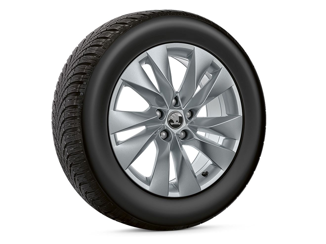 Škoda Fabia Winterkomplett­räder Trifid Silber 17 ˝