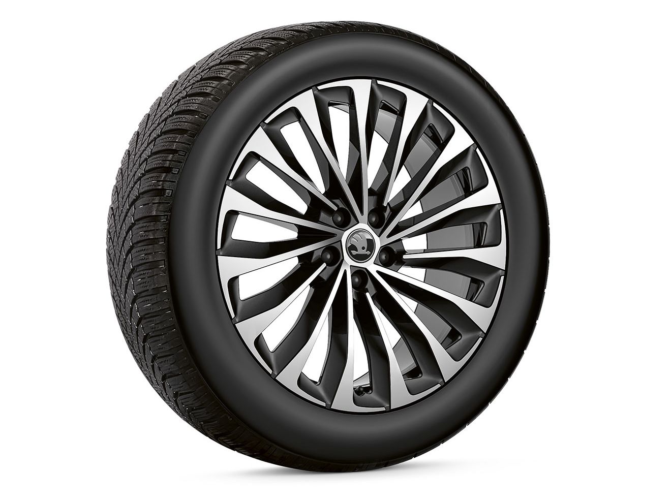Škoda Fabia Winterkomplett­räder Asterion Schwarz 8,0 x 20"