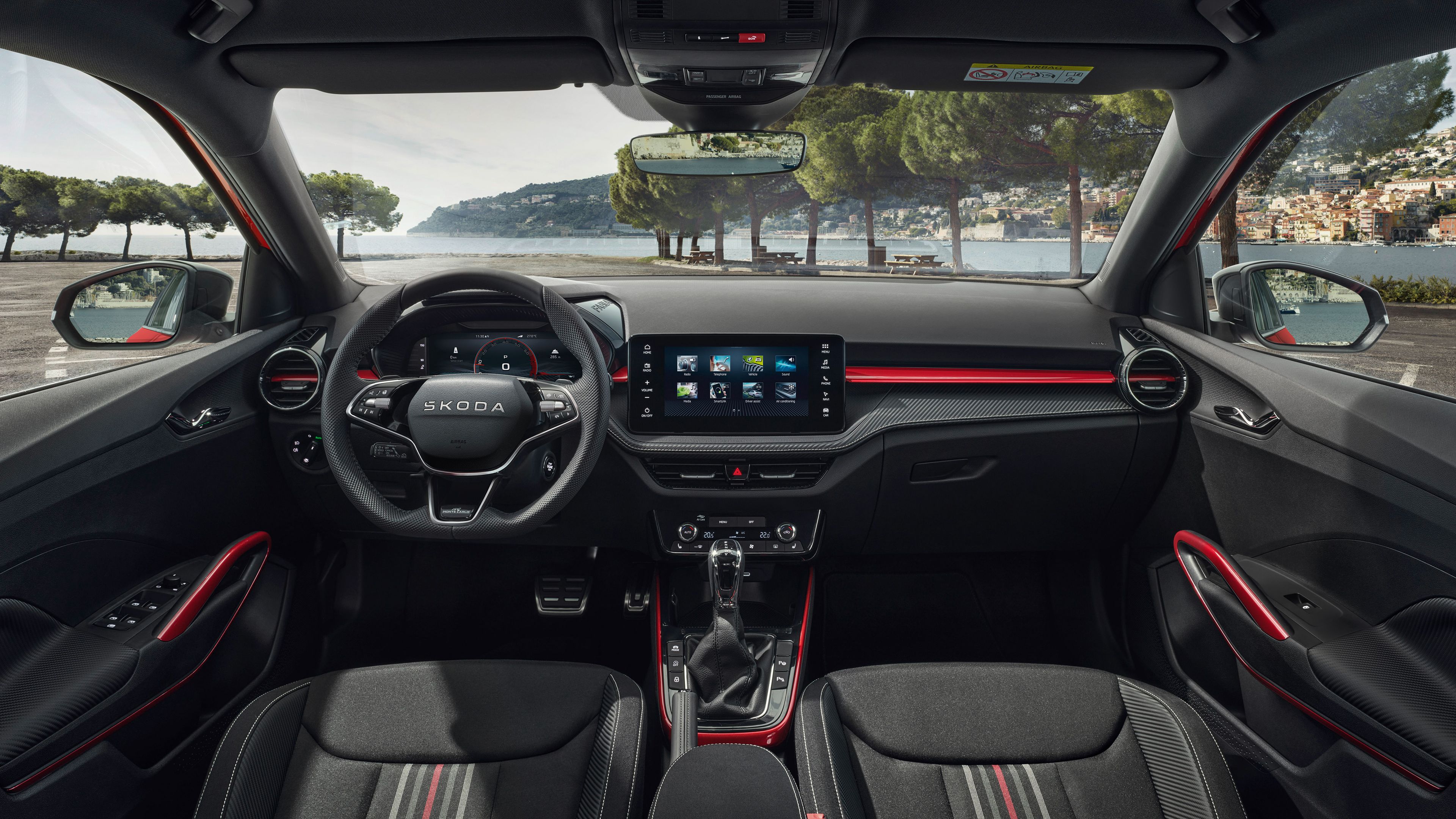 Škoda Fabia Monte Carlo Interieur – Vordersitze