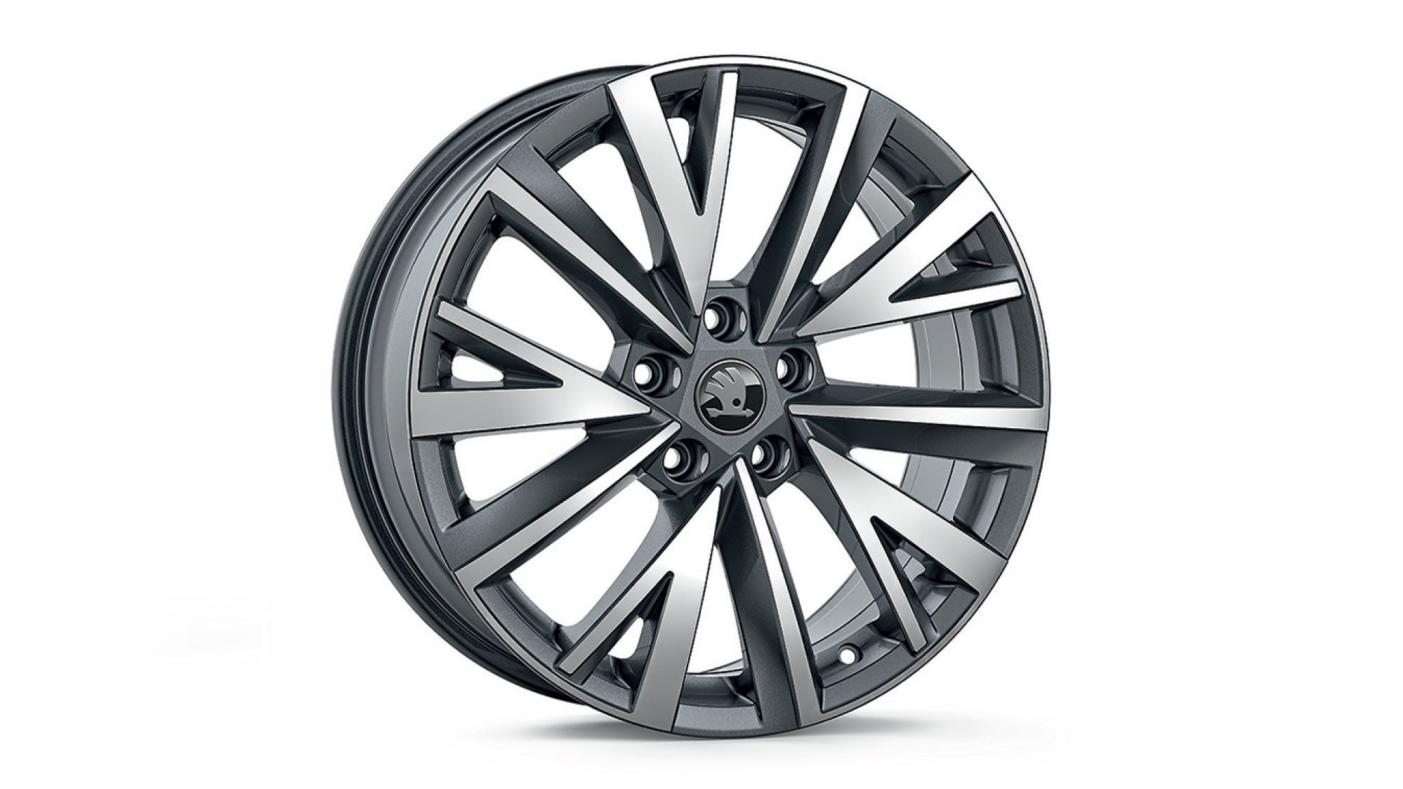 Škoda Leichtmetallfelge Gigaro Anthrazit glanzgedreht