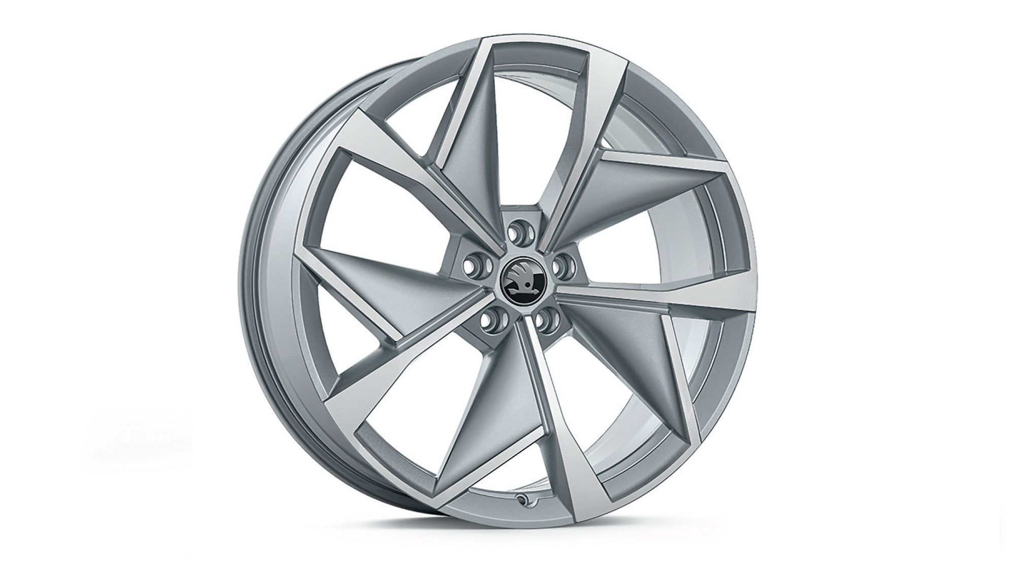 Škoda Leichtmetallfelge Vision Silber glanzgedreht