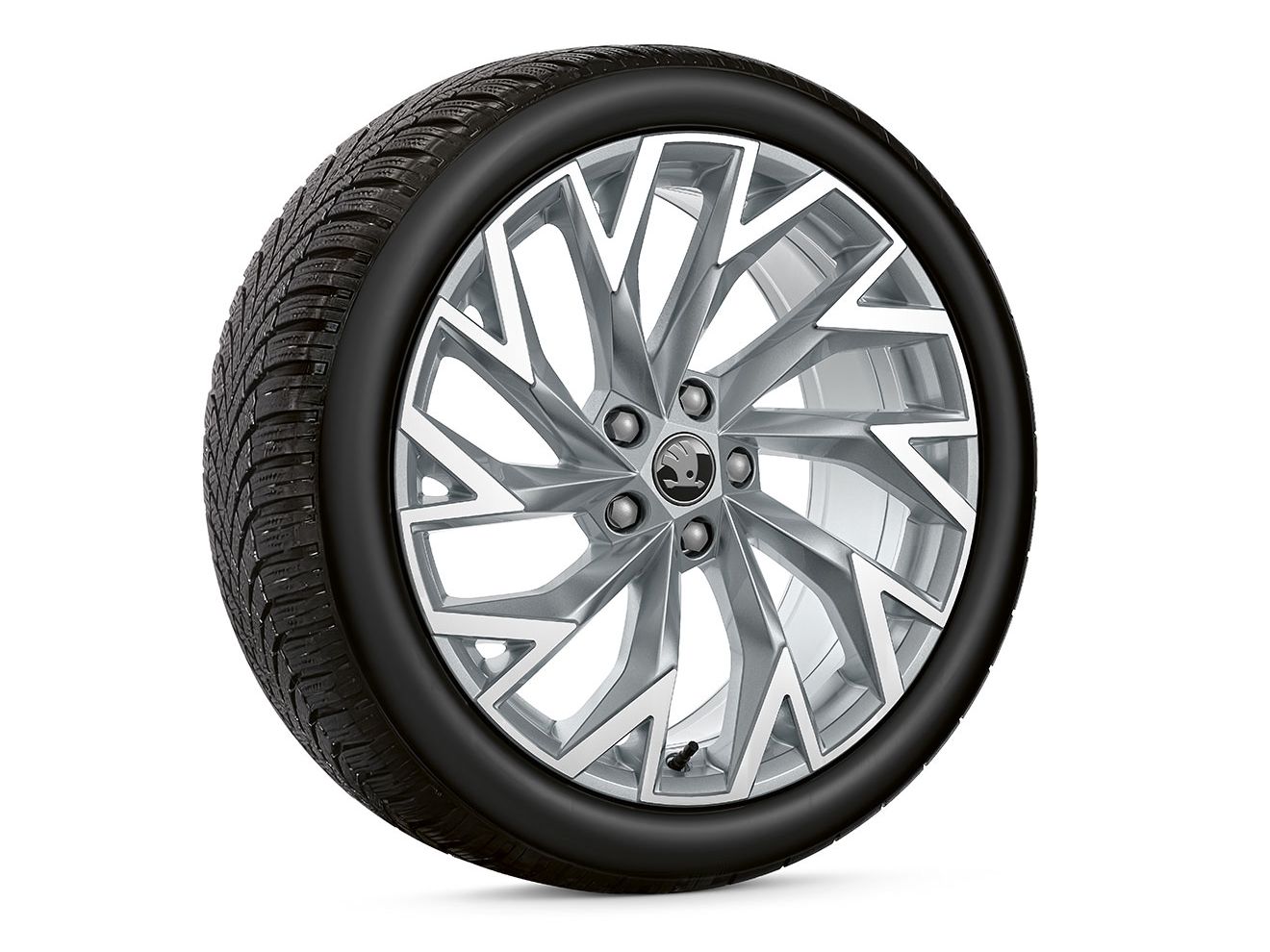 Škoda Fabia Winterkomplett­räder Helix Silber 19˝