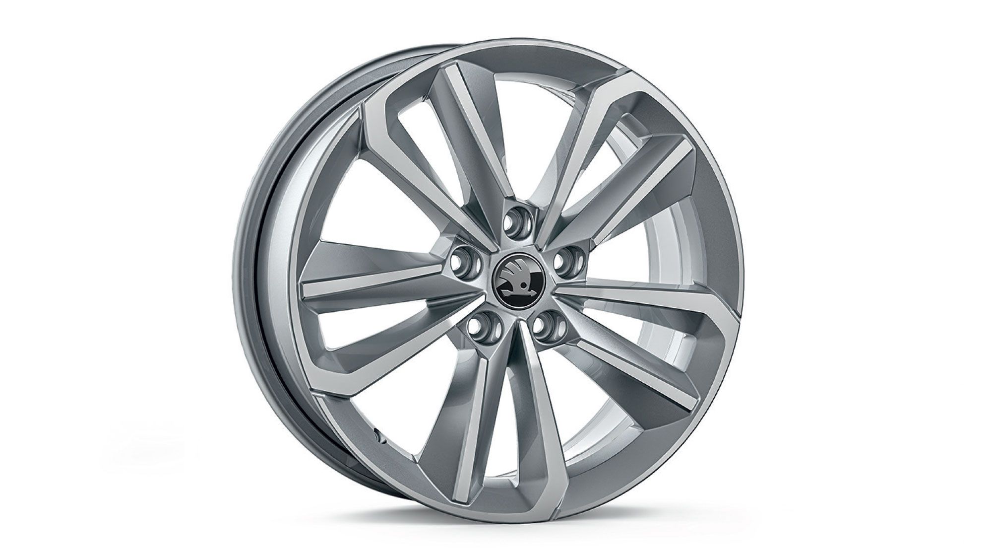 Škoda Leichtmetallfelge Aries Silber