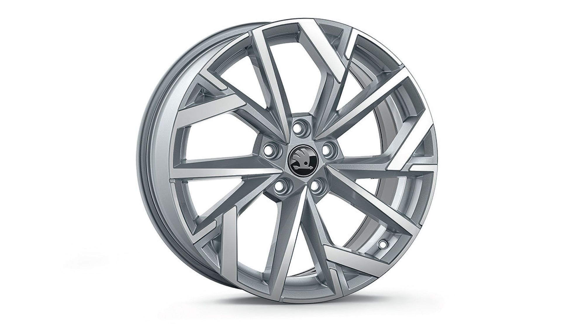 Škoda Leichtmetallfelge Avior Silber glanzgedreht