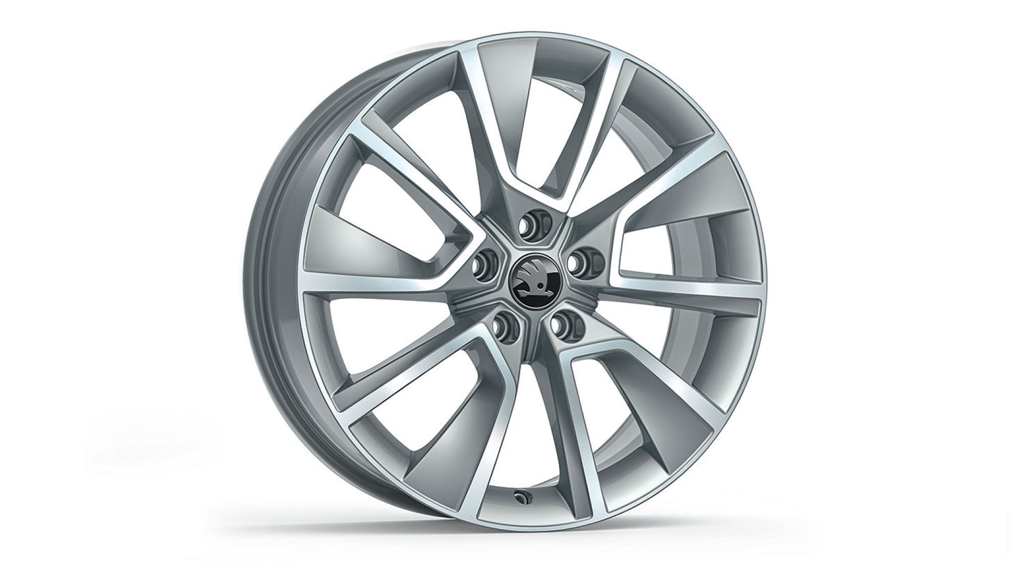 Škoda Leichtmetallfelge Braga Silber