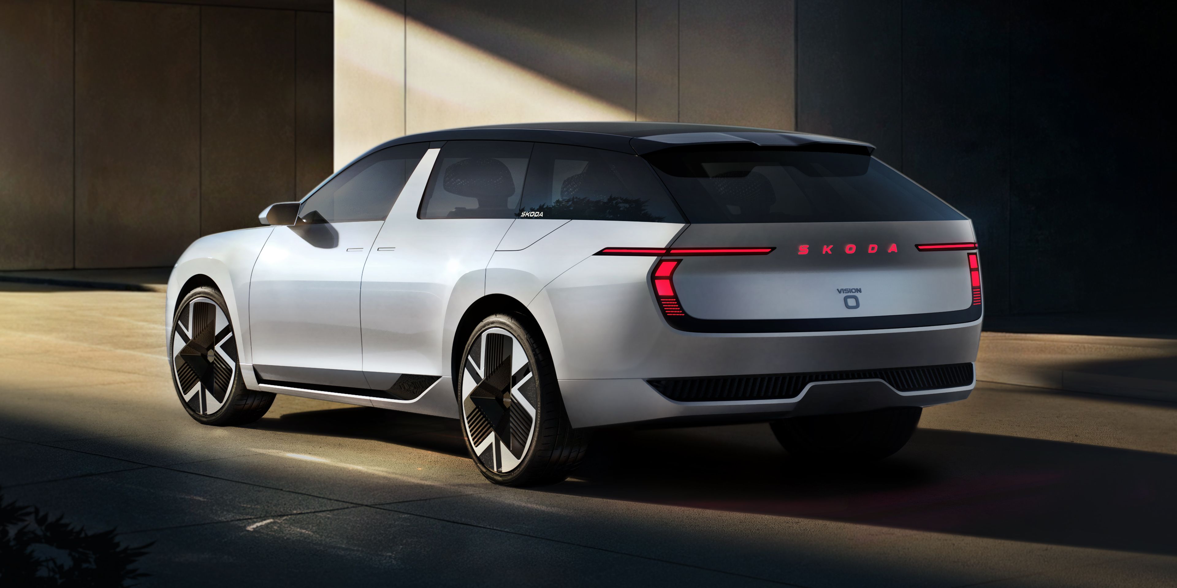 Škoda Vision O von seitlich hinten